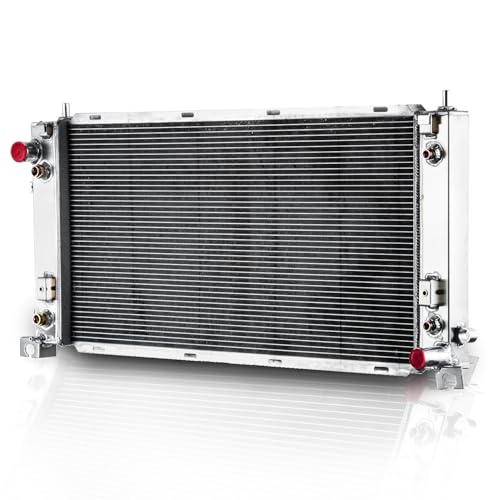 3 Row Radiator Compatible for 2014-2020 Chevy Silverado 1500 Tahoe GMC Sierra Yukon 6.2 5.3 V8 Aluminum Truck Radiators (3 Core Radiator)
