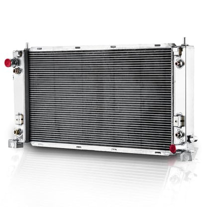 3 Row Radiator Compatible for 2014-2020 Chevy Silverado 1500 Tahoe GMC Sierra Yukon 6.2 5.3 V8 Aluminum Truck Radiators (3 Core Radiator)