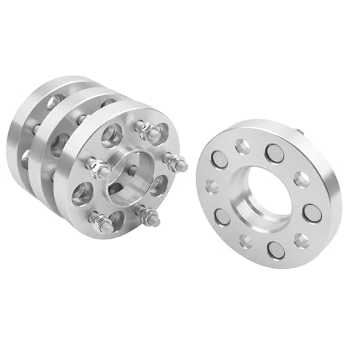 IRONTEK 5x120mm Wheel Spacers Compatible for BMW 323ci,M3, 525i, 525xi, 528i, 530i, 530xi, 535i, M5, 633i, 635i,M6, 730i, 840ci, 840i, 850ci,Forged 1 inch Thread Pitch M12x1.5 Hub Bore 72.6mm 4PCS - size: 5x120-1.5in-4PCS