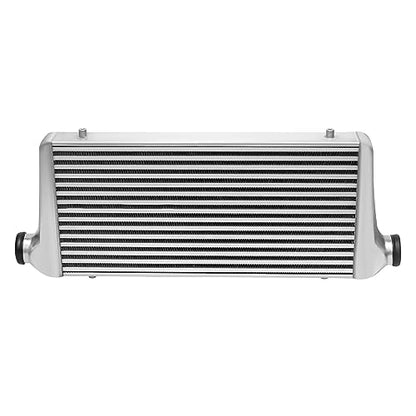 Universal Intercooler Aluminum Intercooler Front Mount 2.5" Inlet & Outlet Direct Replacement for Universal Car Silver (31x12x3" 2.5") - size: 31x12x3" 2.5"