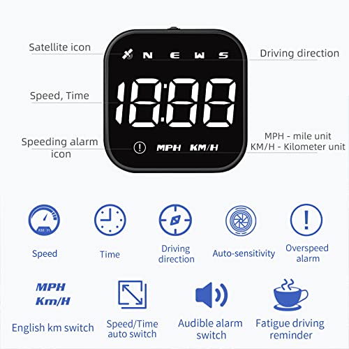 Digital Speedometer for Car, Speedometer for Car MPH, Head Up Display