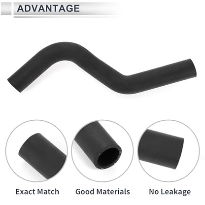 Upper Radiator Coolant Hose for Honda Accord 2.3L 1998-2002 Good Sealing Water Hose Pipe No.19501PAAA00 Rubber 1 Pc