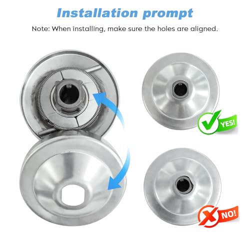 Torque Converter for Predator 212cc Engine, 6.5 HP 3/4" Clutch -30 Series - size: 3/4" CVT Clutch with 1 belt