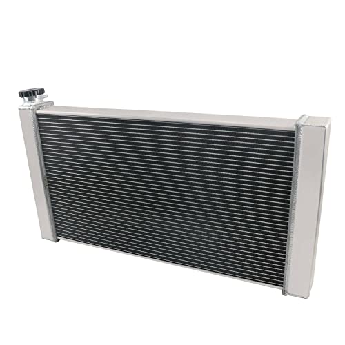 3 Row Core Radiators For 1982-1994 Chevy S10/S10 Blazer GMC S15 Jimmy SBC 350 Swap Small Block V8 Full Aluminum Radiator 1983 1984 1985 1986 1987 1988 1989 1990 1991 1992