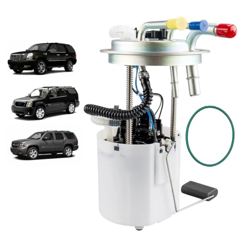 Electric Fuel Pump Module Assembly with Pressure Sensor FIT 2004–2007 Chevrolet Tahoe GMC Yukon Cadillac Escalade 4.8L 5.3L 6.0L 6.2L – Replace MU1639 E3581M - color: E3581M