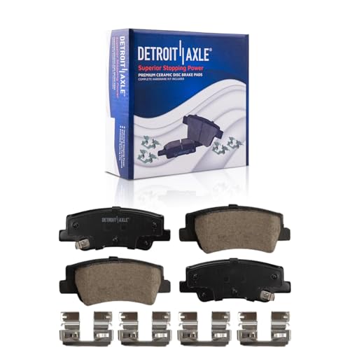 Detroit Axle - 8pc Brake Kit for Hyundai 2020-2022 Sonata 2021-2022 Kia K5 - size: 8PR54642/KIT