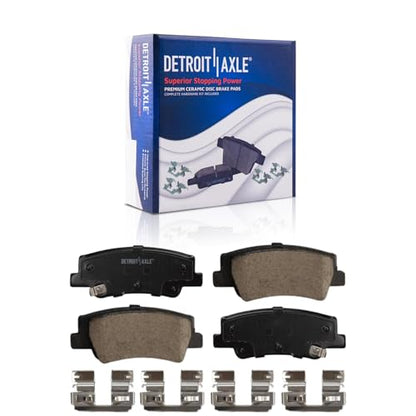 Detroit Axle - 8pc Brake Kit for Hyundai 2020-2022 Sonata 2021-2022 Kia K5 - size: 8PR54642/KIT
