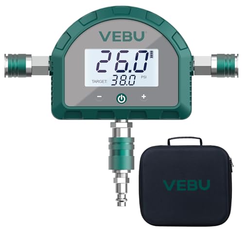 Auto Shut Off Tire Deflation Inflation Controller, 5-150PSI Air Pressure Manifold with Preset, Memory & Digital Display (Air Hose not Included) - style: Tire Deflation Inflation Controller
