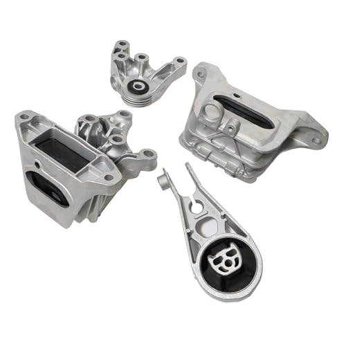 FZJDSD 4X Engine & Transmission Mount Kit Compatible with Chevrolet Equinox Compatible with GMC Terrain 2.0L FWD AUTO 2018-2021 Replace EM4379 EM4424 3532 3651 3504 3529