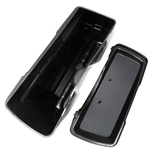 Green-L ABS 5" Stretched Saddlebag Fit for Harley Touring 1993-2013 - color: Unpainted black