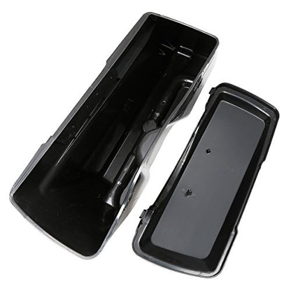 Green-L ABS 5" Stretched Saddlebag Fit for Harley Touring 1993-2013 - color: Unpainted black