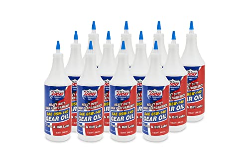 Lucas Oil 10042-PK12 Heavy Duty 85/140 Plus Gear Oil - 1 Quart Bottle