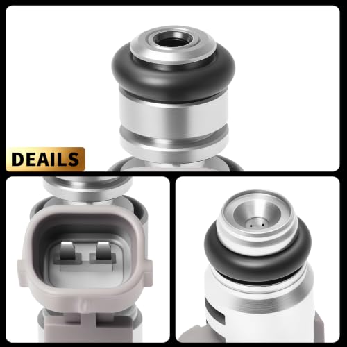 Oktiger Fuel Injectors for Kawasaki Mule Pro FXT 2015-2020, Mule Pro FX 2016-2020, Mule Pro FXR 2018-2020, Mule Pro FXT Ranch Edition 2020, Set of 3 OE#IPM018 490560038