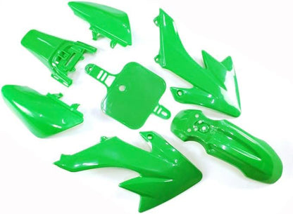 Plastic Fairing Fender Kit for Honda CRF50 XR50 CRF 50 XR 50 SSR SDG 107cc 125cc Chinese Dirt Pit Bike (Green)