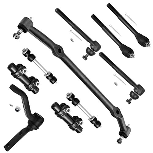 SCITOO 10pcs Suspension Kit Tie Rod End Adjusting Sleeve Sway Bar Link Center Link Idler Arm Fit 1978-1987 For Buick Regal 1978-1987 For Chevy El Camino 1978-1983 For Malibu 1978-1988 Monte Carlo