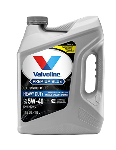 Valvoline Premium Blue Extreme SAE 5W-40 Full Synthetic Diesel Engine Oil 1 GA - size: 1 GA, style: Synthetic