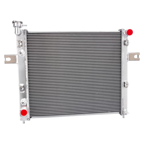 ALLOYWORKS 3 Row Aluminum Radiator For for 1999-2004 Jeep Grand Cherokee Laredo Limited Sport 4.0L L6 2002, Crossflow Radiator