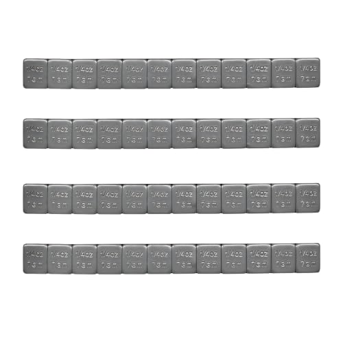 48 PCS 1/4 Oz Adhesive Backed Wheel Weights, Stick On Wheel Balancing Weight - color: 48 PCS