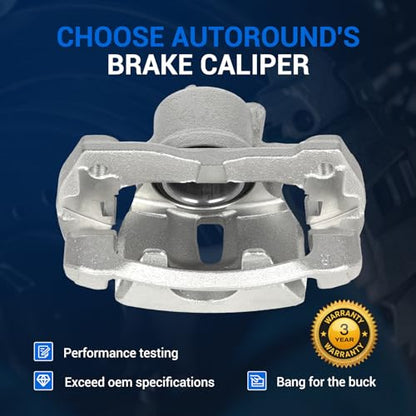 Autoround 19B3434 19B3435 Front Caliper Fits Toyota Corolla 2009-2019
