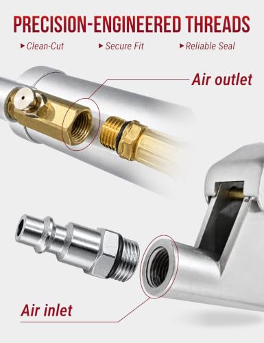 Heavy-Duty Digital Tire Pressure Gauge with Inflator, 5-230 PSI