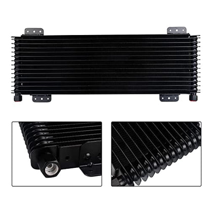 Transmission Cooler 40,000 GVW Trans Cooler Low Pressure Drop LPD47391 with Mounting Hardware 47391 Black - color: black