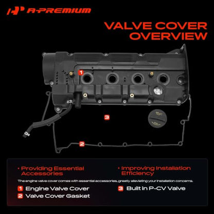 A-Premium Engine Valve Cover, with Valve Cover Gasket