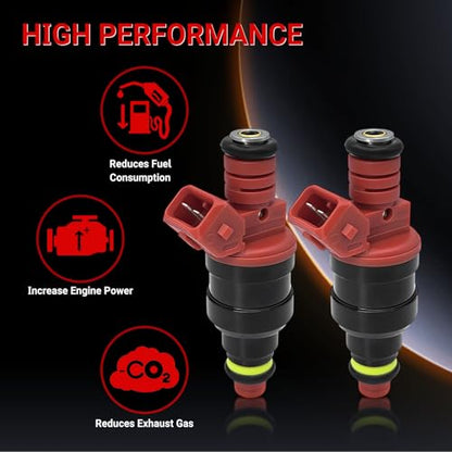 Fuel Injectors Compatible with Ford Ranger Mazda B2300 2.3L I4 - size: FJ229