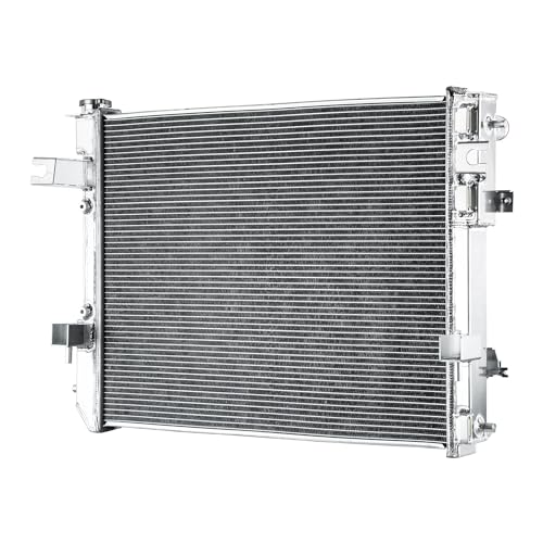 Replacement for Dodge Radiator Fit 2009-18 Dodge Ram 1500 2500 3500 Pickup - size: 3 Row Radiator w/Plastic Drain