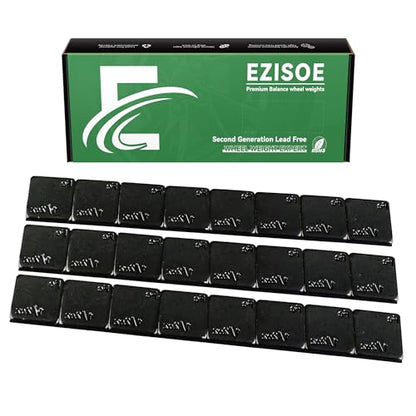 1/2 oz Stick On Wheel Weights 144pcs 72oz Low Profile Black - color: Black, size: 0.5oz-144PCS