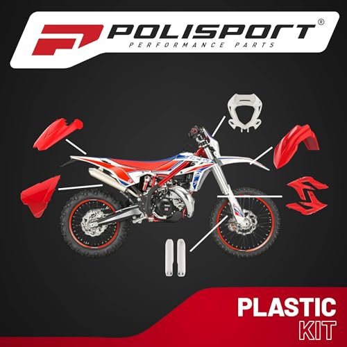 Polisport Motocross MX Replica Plastic Kit - Red/White (2020-2022) - color: Red/White