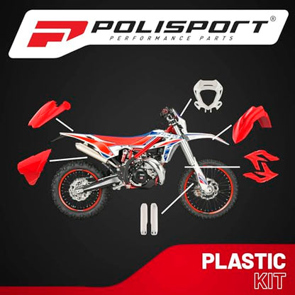 Polisport Motocross MX Replica Plastic Kit - Red/White (2020-2022) - color: Red/White