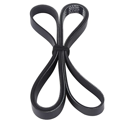 MOCA 6PK1880 EPDM Serpentine Belt Fits 2002-2005 for Audi A4 3.0L & 2005-2006 for Mitsubishi Lancer 2.4L & 2003-2007 for Toyota Matrix 1.8L & 1998-2005 for Volkswagen Passat 2.8L - size: 6PK1880