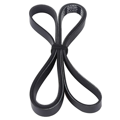 MOCA 6PK1880 EPDM Serpentine Belt Fits 2002-2005 for Audi A4 3.0L & 2005-2006 for Mitsubishi Lancer 2.4L & 2003-2007 for Toyota Matrix 1.8L & 1998-2005 for Volkswagen Passat 2.8L - size: 6PK1880