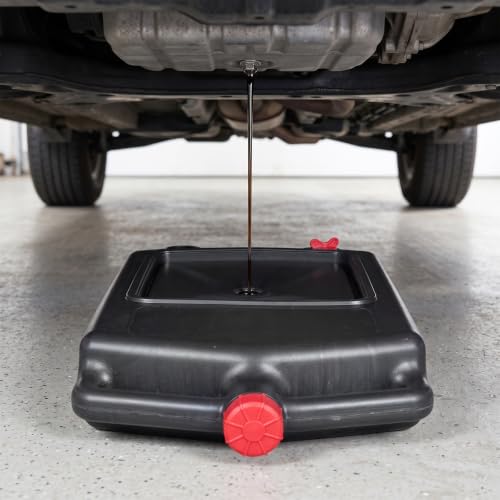 Low Profile Oil Drain Pan 8.5 Quart Oil Disposal Container