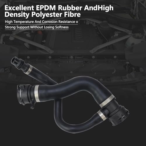 17127537107 Upper Radiator Hose Compatible with BMW