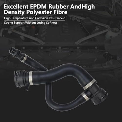 17127537107 Upper Radiator Hose Compatible with BMW