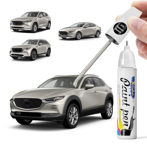 47S Platinum Quartz Touch Up Paint Compatible with Mazda - color: Platinum Quartz 47S