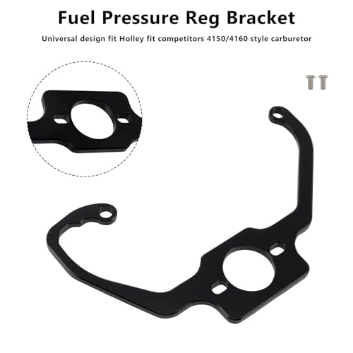 Fuel Pressure Reg Bracket Fit for Holle and Competitors 4150/4160 Style Carburetor