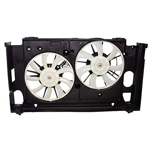 TRQ Radiator Dual Cooling Fan Assembly - style: RFA80456