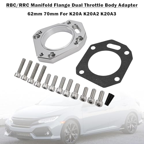 Bruce & Shark Throttle Body Adapter 62mm 70mm for K20A K20A2 K20A3 Z1 Flange