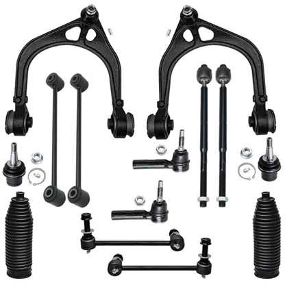 Detroit Axle - 14pc RWD Front End Kit for Chrysler 300 Dodge Charger - size: 14CS34470/14PC
