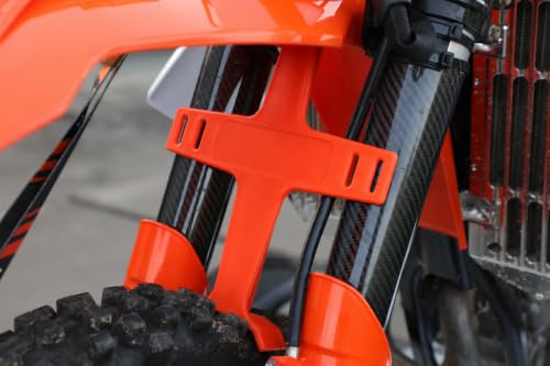 Dirt Bike Fork Saver Transportation Support Brace Suspension Guard - color: red