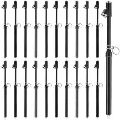 Tallew 20 Pack Dual Head Tire Pressure Gauge Heavy Duty Air Pressure Tire Gauge for Auto Truck Car RV Van Gage Range 10-150PSI, 1-10Bar (Black) - color: Black