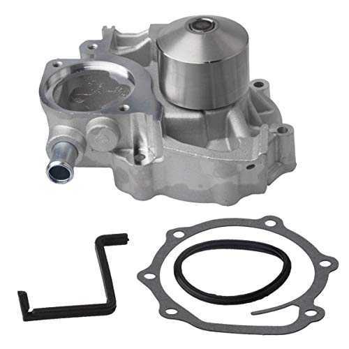 AUQDD AW6049 Professional Water Pump Kit With Gasket Fit For (Engine Naturally Aspirated 2.5L H4;with 1 Hose Connections) 06-10 Subaru Forester /06-11 Impreza /06-12 Legacy/Outback - size: AW6049