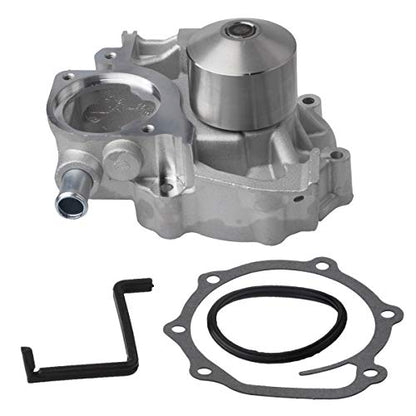 AUQDD AW6049 Professional Water Pump Kit With Gasket Fit For (Engine Naturally Aspirated 2.5L H4;with 1 Hose Connections) 06-10 Subaru Forester /06-11 Impreza /06-12 Legacy/Outback - size: AW6049