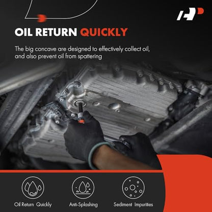 A-Premium 2.0L 2.2L 2.4L Engine Oil Pan Sump with Plug & Bolts - style: Complete Oil Pan Kit