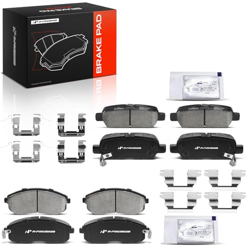 A-Premium Front and Rear Ceramic Brake Pads