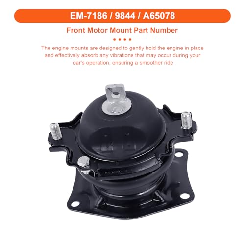 Engine Motor Mount Compatible with 2009 2010 2011 2012 2013 2014 2015 Honda Pilot 3.5L-V6 FWD (Front Wheel Drive) - size: Pilot 3.5L 09-15