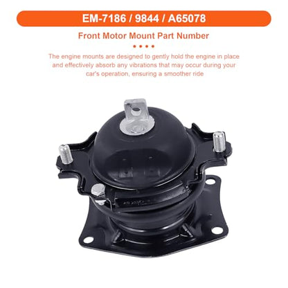 Engine Motor Mount Compatible with 2009 2010 2011 2012 2013 2014 2015 Honda Pilot 3.5L-V6 FWD (Front Wheel Drive) - size: Pilot 3.5L 09-15