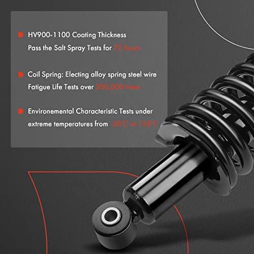 A-Premium Front Complete Struts with Coil Springs and Rear Shock Absorbers - style: 4WD; Front and Rear